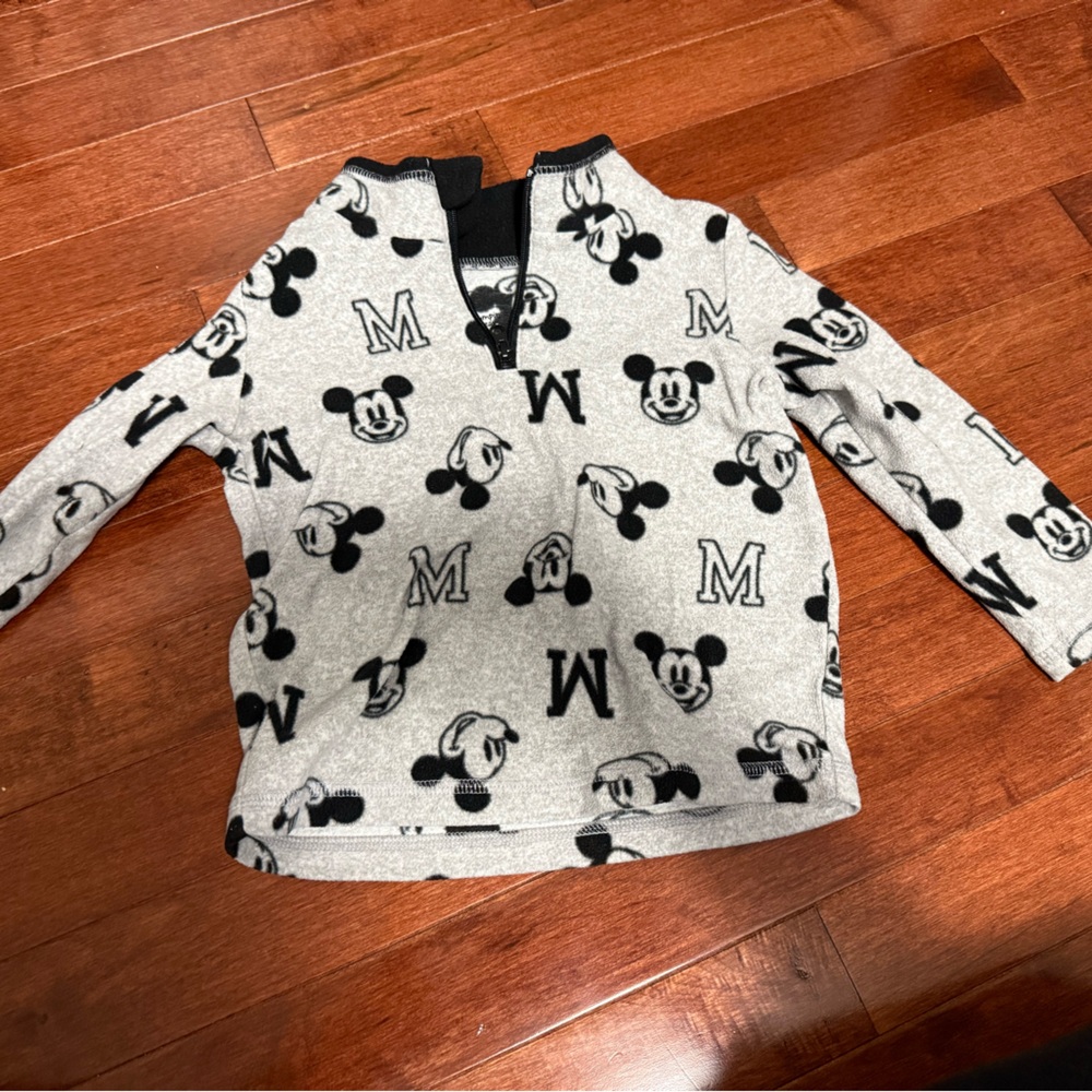 Gray Mickey Mouse Pullover jumping bean size 18 month